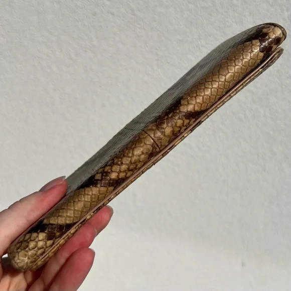 Prada Real Snake Skin Wallet Exotic Leather - Picture 4 of 15